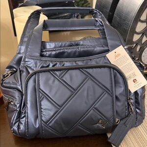 Lug Rumble Metallic Indigo holds a ton!